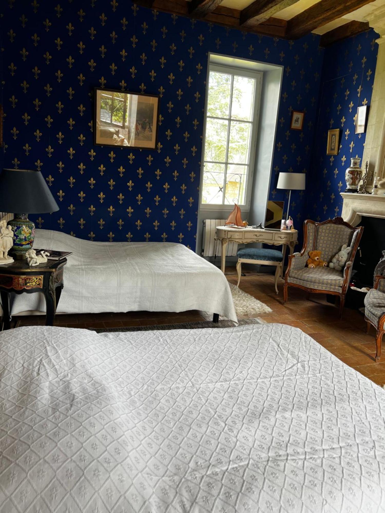 Chateau De La Thibaudiere Bois Savary - Chambre Familiale Du Roi Allonnes  Exteriör bild